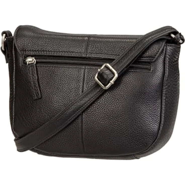 Burkely Soft Skylar Umhängetasche, 100% Leder, schwarz, 21 cm x 8.5 cm x 16 cm – Bild 2