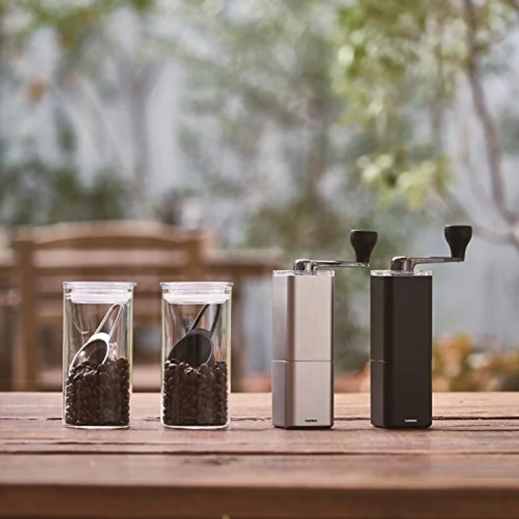 Hario Coffee Mill Prism 24g silver manuelle Kaffeemühle – Bild 4