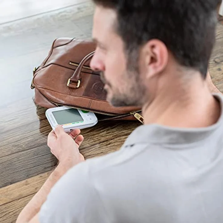 medisana BU 570 connect Oberarm-Blutdruckmessgerät, präzise Blutdruck und Pulsmessung mit Speicherfunktion und Bluetooth-App, Ampel-Skala, Funktion zur Anzeige eines unregelmäßigen Herzschlags – Bild 3