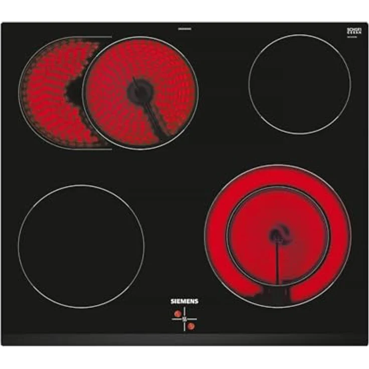 Siemens EQ211KA1BZ Set Einbauherd Deep Black Inox HE213ABB3 mit 5 Backofenfunktionen, 3D Heißluft und Glaskeramikkochfeld EA631GNA1E, 60 cm, zusätzliches Backblech HZ631070 – Bild 3
