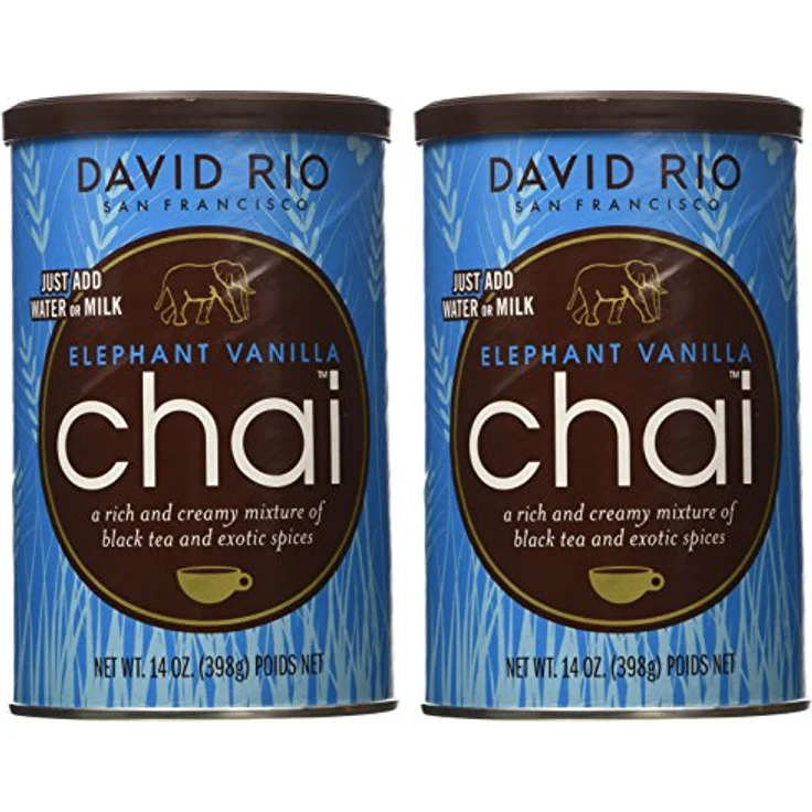 David Rio Elephant Vanilla Chai Pulver, 398 g, Tee für aromatische Getränkezubereitung – Bild 6