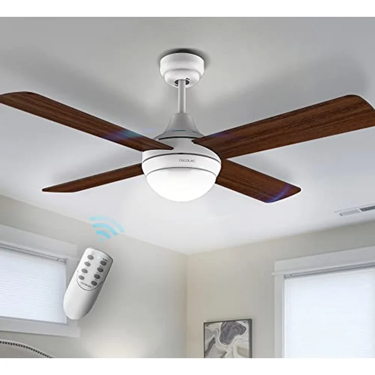 Cecotec Deckenventilator EnergySilence Aero 4250 Fresh. 55 W, Durchmesser 42 Zoll mit 4 umkehrbaren Flügeln, LED-Licht, Fernbedienung, Timer bis zu 8 Stunden, 3 Geschwindigkeiten – Bild 3