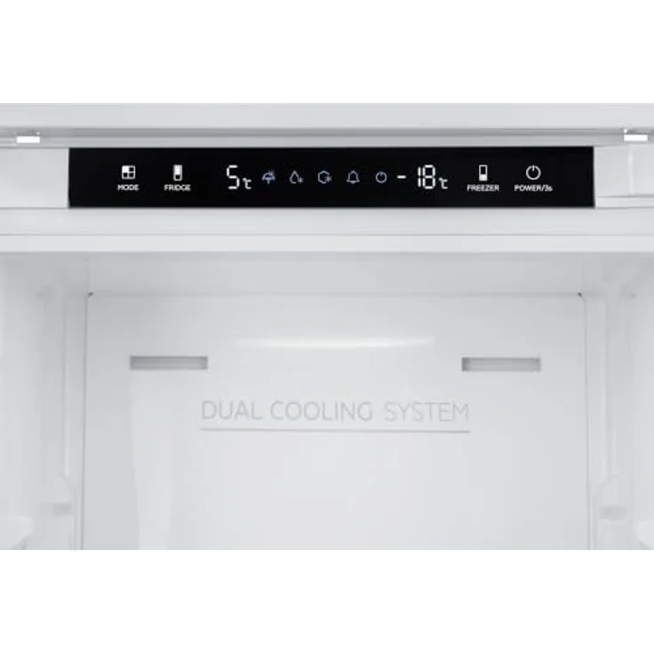 homeX CFBN2531E Einbaukühlschrank mit Gefrierfach, No Frost, 178 cm hoch, 253 l, 37 dB, weiße Front – Bild 17