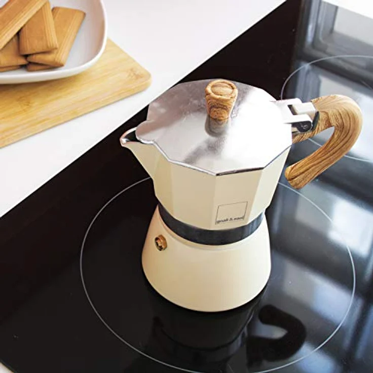 Gnali & Zani VEZ009-IND-CREAM Espressokocher, Aluminium, creme – Bild 7
