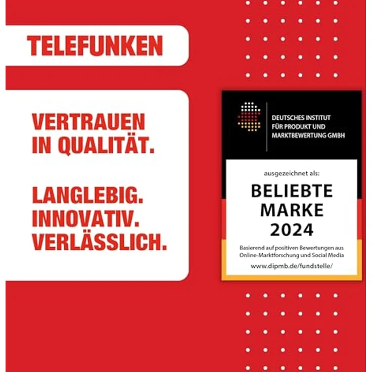 Telefunken GFS6012DI, freistehender Geschirrspüler 60 cm, 12 Maßgedecke, Silber, 6 Programme, AquaStop, Eco, 45 dB – Bild 10