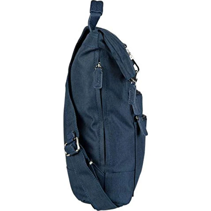 Jost Daypack BERGEN Kurierrucksack S, Leichter wasserabweisender Nylon/Polyester Rucksack, 10l, Schwarz – Bild 2
