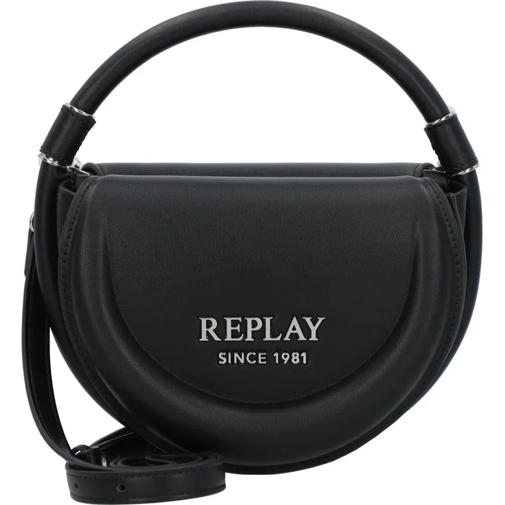 Replay Handtasche Schultertasche 19 cm, praktische Umhängetasche in modernem Design