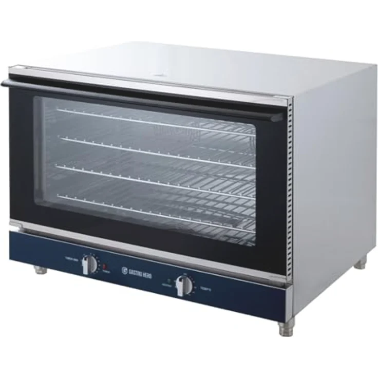 GastroHero Heißluftofen ECO 4x GN 1/1, 400V, Profi-Umluftgerät mit Dauerheizfunktion, Edelstahlgehäuse, Timer – Bild 4