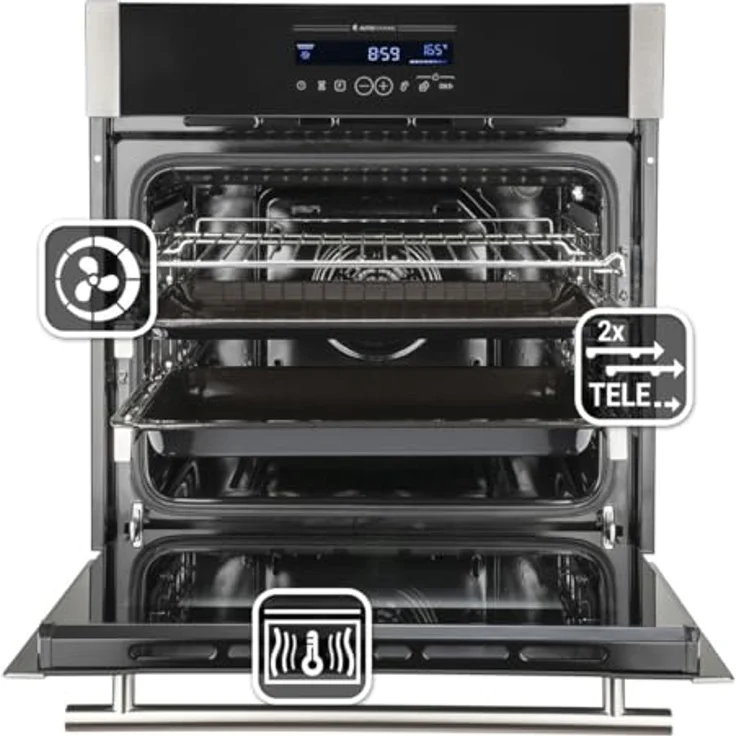KKT KOLBE SET8016IH859ED, Backofen mit Induktionskochfeld, 60 cm, SensorTouch, Dampf-Clean, 7000W Leistung – Bild 4
