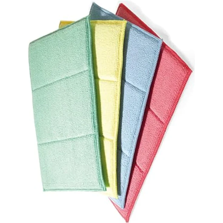 SAUGAUF Mikrofaser Schwammtuch, hohe Saugkraft mit Kammertechnik, handlich und gründlich, 23x17 cm, blau – Bild 5