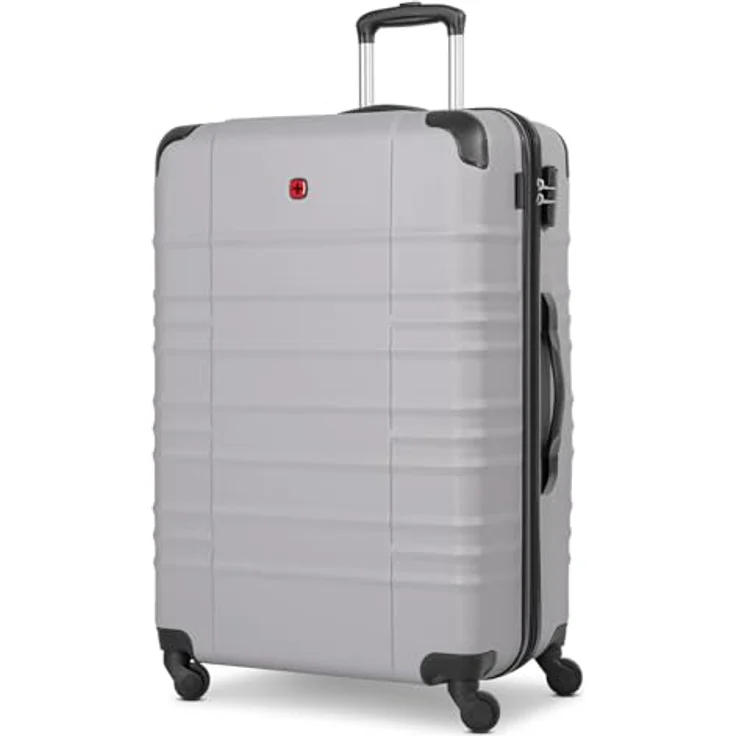 Wenger Amplar Evo 4 Rollen Trolley L 75 cm, grau, mit Dehnfalte, 100% ABS, praktisch und geräumig – Bild 6