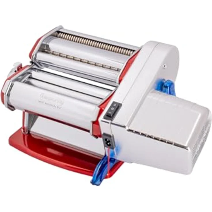Imperia Electric Klassische Linie. Elektrische Nudelmaschine. 100% Made in Italy. Stahl, 220V Elektromotor. Für Lasagne, Tagliolini, Fettuccine. – Bild 1