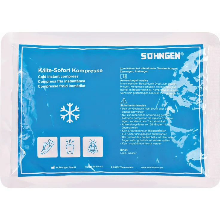 Söhngen Staubwischer Kälte-Sofortkompresse - 21 x 15 cm, klein, 48 Stück