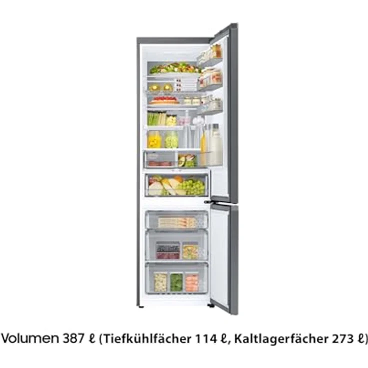 Samsung RL38C776ASR/EG Kühl-Gefrierkombination, freistehend, edelstahl, AI-Energy Mode (Smart Things), Höhe 203 cm, Energieklasse A – Bild 6