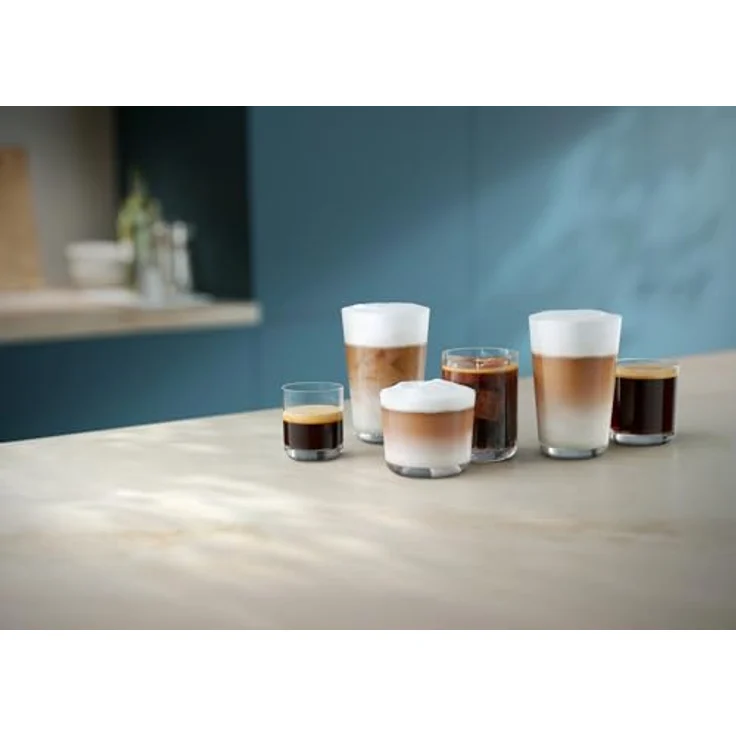 Philips Kaffeevollautomat EP8757/20 Café Aromis 8000-Serie, mit BrewExtract Technologie, über 50 Getränke, LatteGo Pro-Milchsystem, Silber – Bild 9