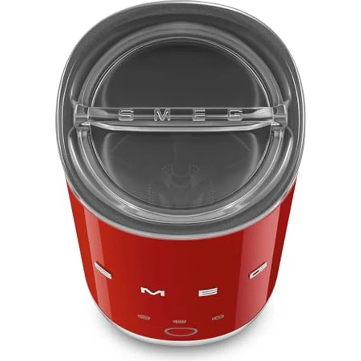 Smeg MFF02RDEU Milchaufschäumer, 50er Jahre Design mit keramisch beschichtetem Innenraum, für heiße und kalte Milchvarianten – Bild 6