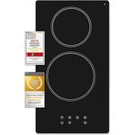 Exquisit Kochfeld EKC300-020 | Glaskeramik | Touch Control | 2 Kochstellen | Rahmenlos | 3000 W - Preisvergleich