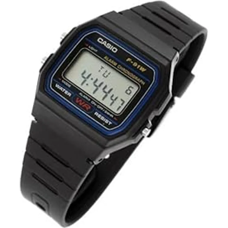 Casio Digital F-91W-1YEG, Schwarz – Bild 2