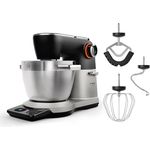 Bosch MUMS8ZS00 Küchenmaschine Serie 8, 6L Edelstahlschüssel, 1.800 W, 9 Automatikprogramme, Waage, Timer, spülmaschinenfest