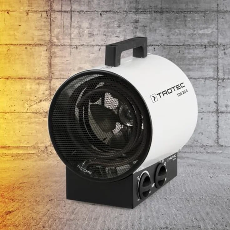 TROTEC TDS 20 R Elektroheizer, Bauheizer mit 3 kW mit 3 Heizstufen, Heizgerät – Bild 6