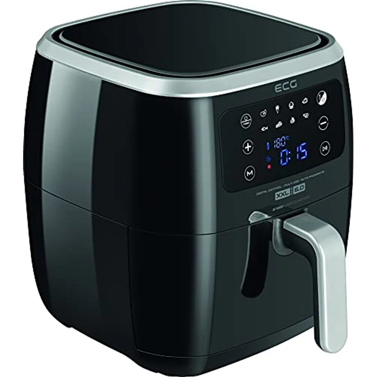 ECG AF 6000 Heißluftfritteuse, Black – Bild 1