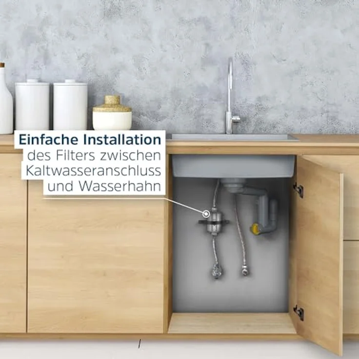 Alb Filter ActivePlus Untertisch Komplett-Set Edelstahl Natur, Wasserfilter mit plastikfreien Filterkartuschen und bester Wasserqualität – Bild 2