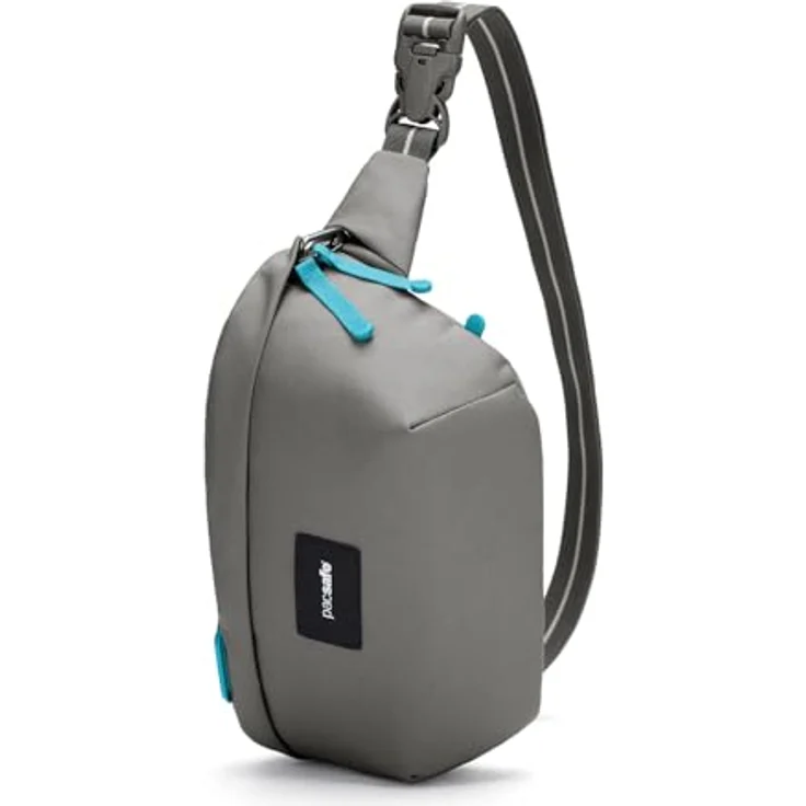 Pacsafe Pacsafe Go 0 Gürteltasche mit RFID Schutz, 27 cm, grau, 100% Polyester – Bild 3