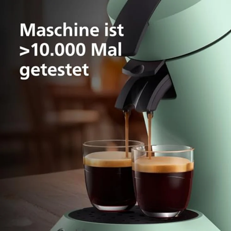 Philips Senseo Original Plus CSA210/80, Kapselmaschine mit Coffee Boost Technologie, Desert Green – Bild 4