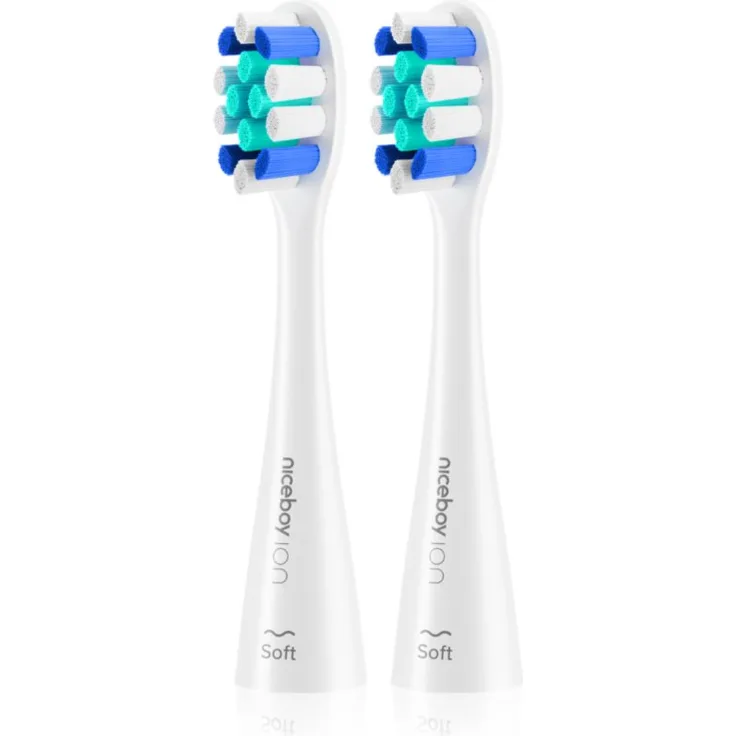 Niceboy ION Sonic Lite Ersatz-Kopf weich White 2 St. für elektrische Zahnbürsten