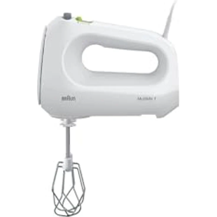 Braun HM1010 WH MultiMix 1 Handmixer, 400W, 4 Geschwindigkeiten, weiß – Bild 2
