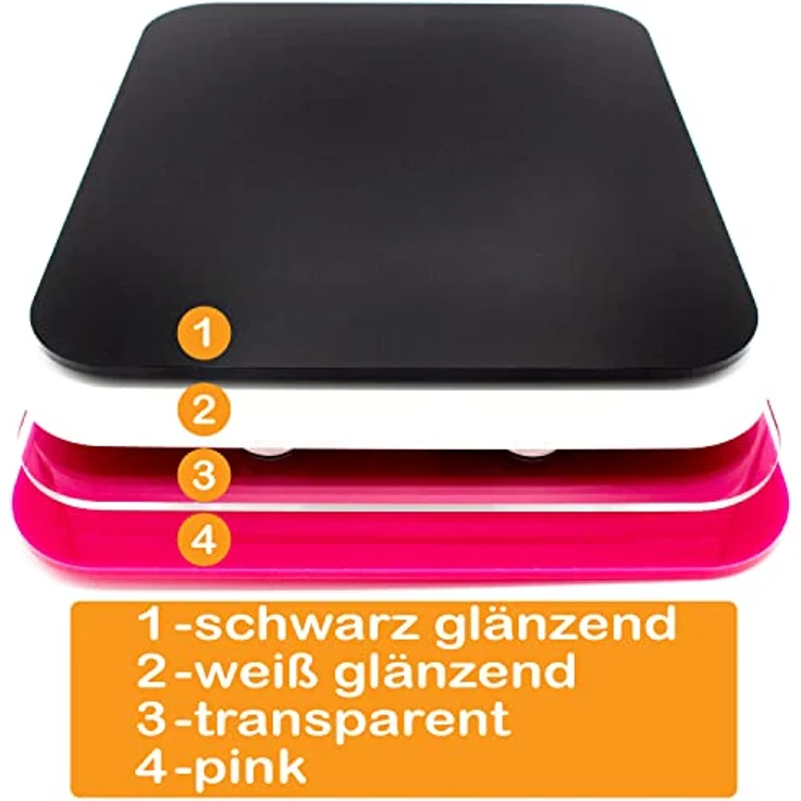 Gleitbrett aus Acryl | transparent | 33x28cm für Thermomix TM5 TM6 TM31 und vielen weiteren Küchengeräten | mit hochwertigen Teflongleitern für müheloses Verschieben | Made in Germany – Bild 5