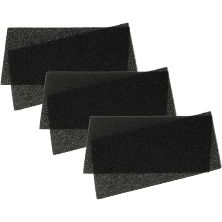 vhbw 6x Schaumfilter 40 PPI, Ersatzfilterset für Privileg PWC 7A++, schwarz, für optimale Trockenleistung – Bild 1