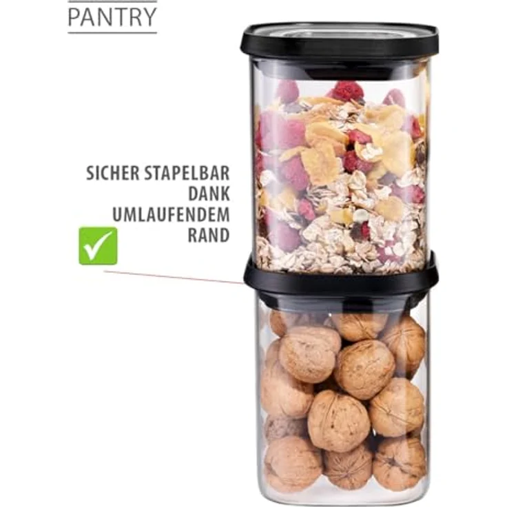 Gefu Vorratsdose PANTRY, 900 ml transparent/klar – Bild 6