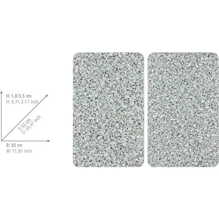WENKO Herdabdeckplatte Universal Granit Herdabdeckung Ceranfeld Elektroherd – Bild 6