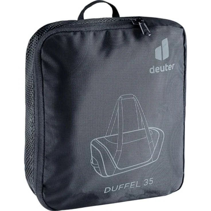 Deuter Duffel 35, Weekender Reisetasche 50 cm, schwarz, 100% Polyester, 50 x 23 x 30 cm – Bild 8