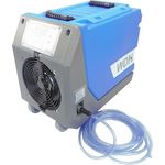 WDH Bautrockner WDH-R180B (bis 70 L/T) - Entfeuchtungsleistung bis zu 70 Ltr./Tag, Pumpfunktion, LED-Display, Defrost Funktion, stapelbar, semi-pneumatische Reifen