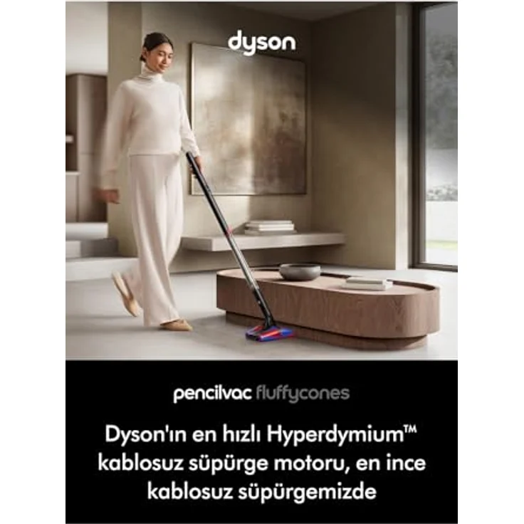 Dyson PencilVac™ Fluffycones, Akku-Stielstaubsauger mit 230 W und 55 AW Saugkraft, innovative kabellose Technologie – Bild 2