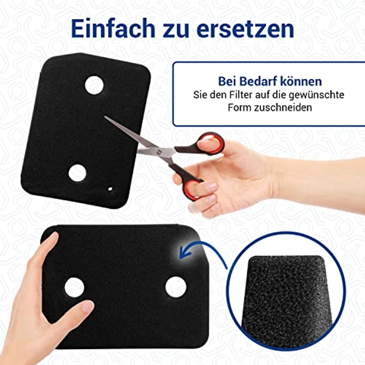 VIOKS Schaumfilter Ersatz für Miele 9164761, Sockelfilter 207x155mm für Trockner, kompatibel mit Miele Wärmepumpentrockner T1 TWF TMM TKL TKG TCE TKR TDB, hochwertige Filterqualität, langlebig und leicht zu reinigen – Bild 5