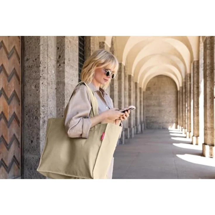 reisenthel Softshopper Shopper Tasche, 47 cm, gelb, aus 100% Polyester – Bild 6