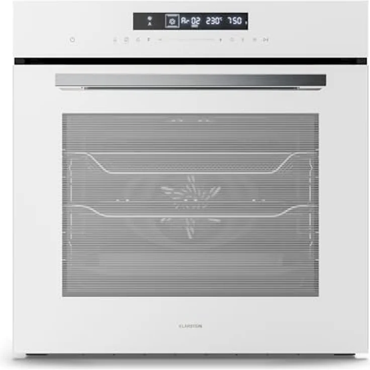 Klarstein Airjet Einbaubackofen 60 cm, 72L, 13 Modi, Airfryer-Funktion, Touch-Steuerung, Energieklasse A++, Weiß – Bild 1