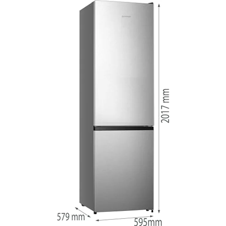 GORENJE NRK620AA1XL4 Kühlgefrierkombination (A, 109 kWh, 2017 mm hoch, Silber) – Bild 3