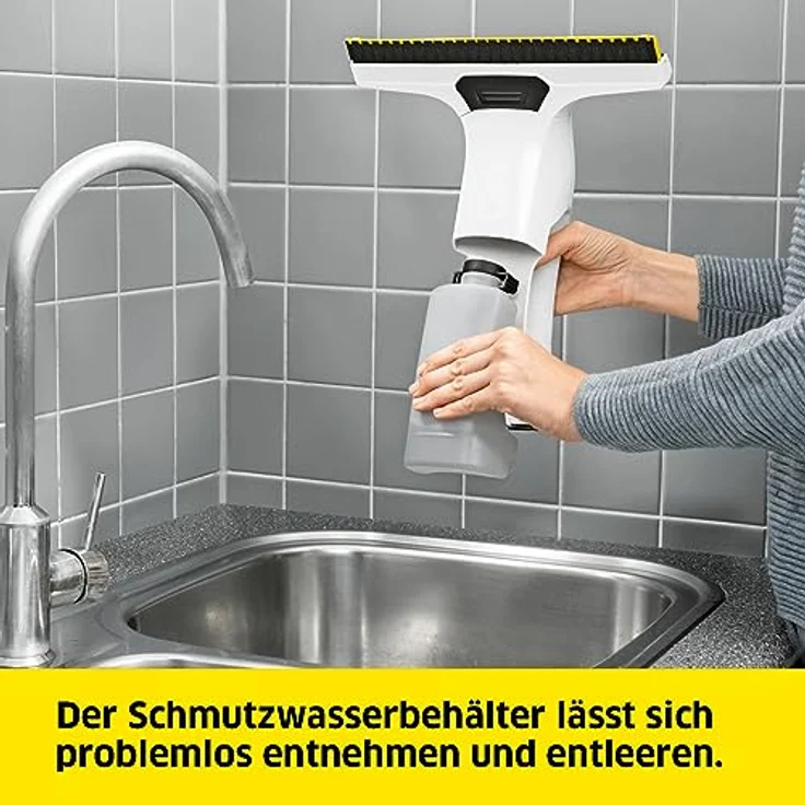 Kärcher WV 6 Plus, Fensterreiniger, Schwarz, Weiss – Bild 5