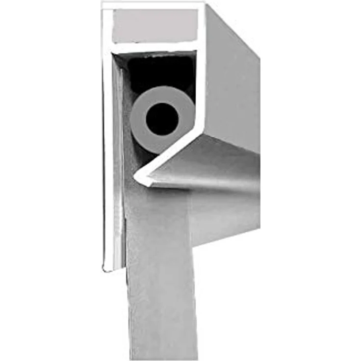 Franken GmbH Papierklemmschiene, 100 x 4 cm, grau, Kunststoff, PKS100 – Bild 2