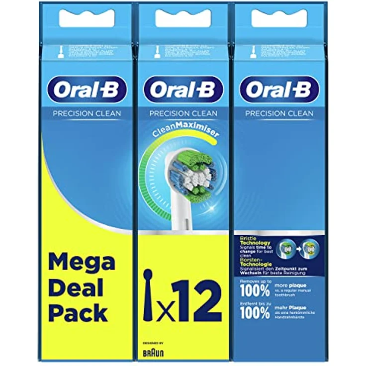 Oral-B Precision Clean CleanMaximiser mit Indikatorborsten, 12er-Pack, weiß  – Bild 2