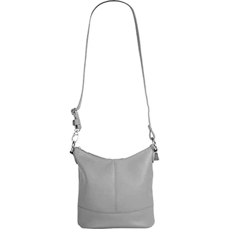 Cluty Umhängetasche, echt Leder, Made in Italy, 1 Hauptfach, verstellbarer Schultergurt, Höhe 26 cm, Breite 24 cm, Tiefe 14 cm – Bild 7