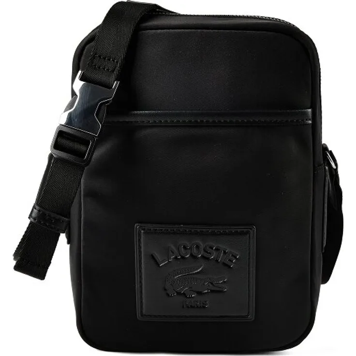 Lacoste Lacoste Classics Umhängetasche, 15.5 cm, schwarz, aus 100% Polyamid