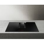 Elica Manolya Nikola Tesla Alpha BL/A/78, Induktions-Kochfeld mit integriertem Dunstabzug, schwarz