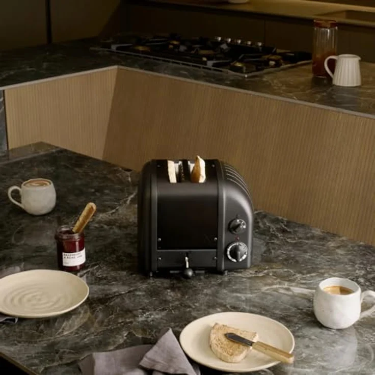Dualit Classic 2-er Toaster Stealth, mattschwarzes Design mit ProHeat-Heizelementen und vielfältigen Funktionen – Bild 2