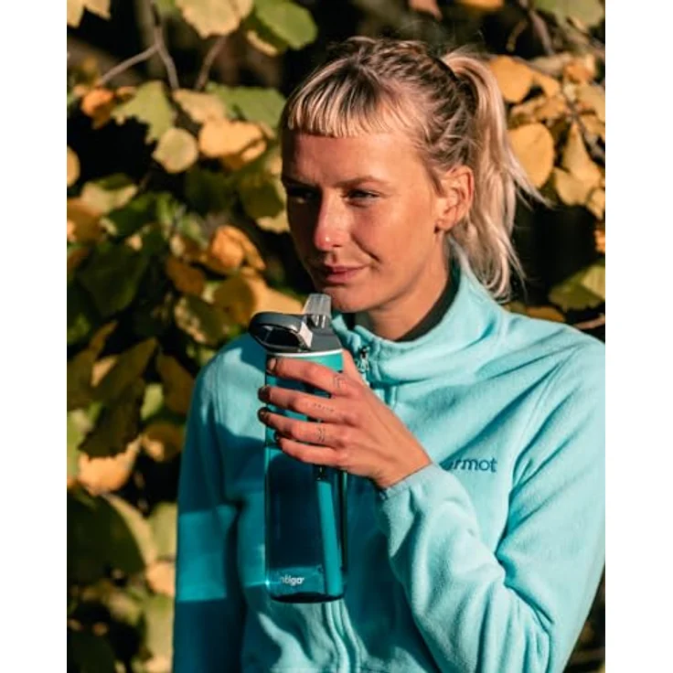 CONTIGO Trinkflasche ASHLAND TREN, auslaufsichere 720ml BPA-freie Wasserflasche mit Strohhalm, Scuba blau – Bild 9