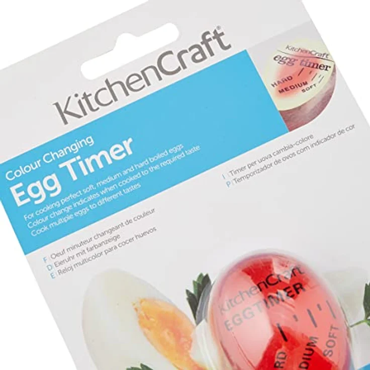 KitchenCraft Eieruhr mit Wechselnden Farben und Hitzeempfindlicher Technologie – Bild 2
